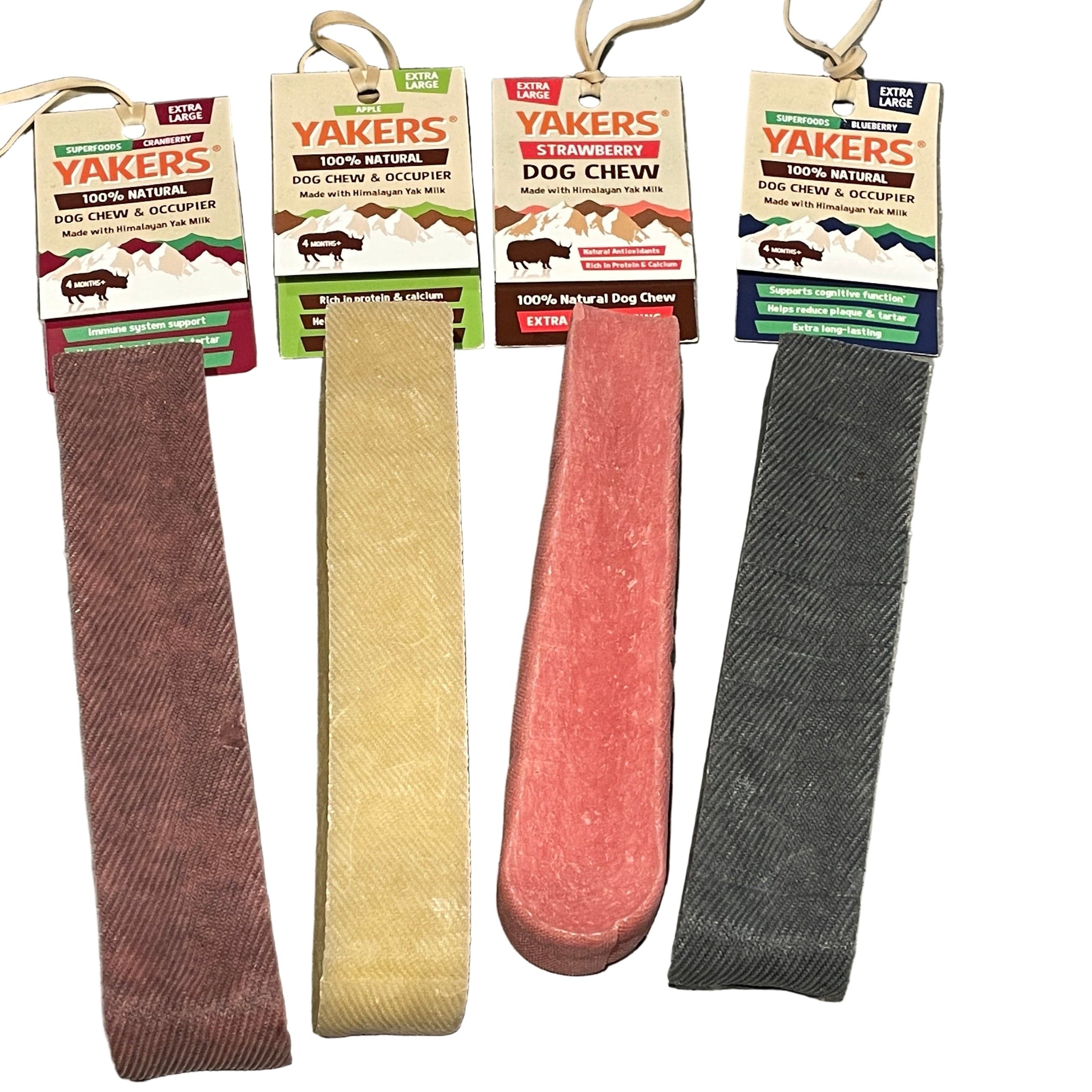 Yakers yak chew - Fruit Flavours - Blueberry / Large