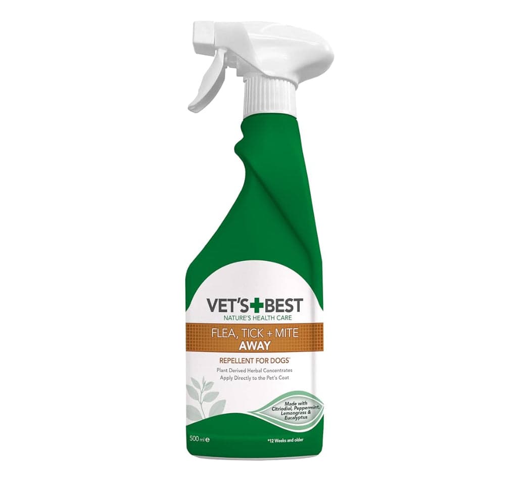 Vet's Best Flea Tick and Mite Flea Treatment Spray for Dogs | Plant Based Formul