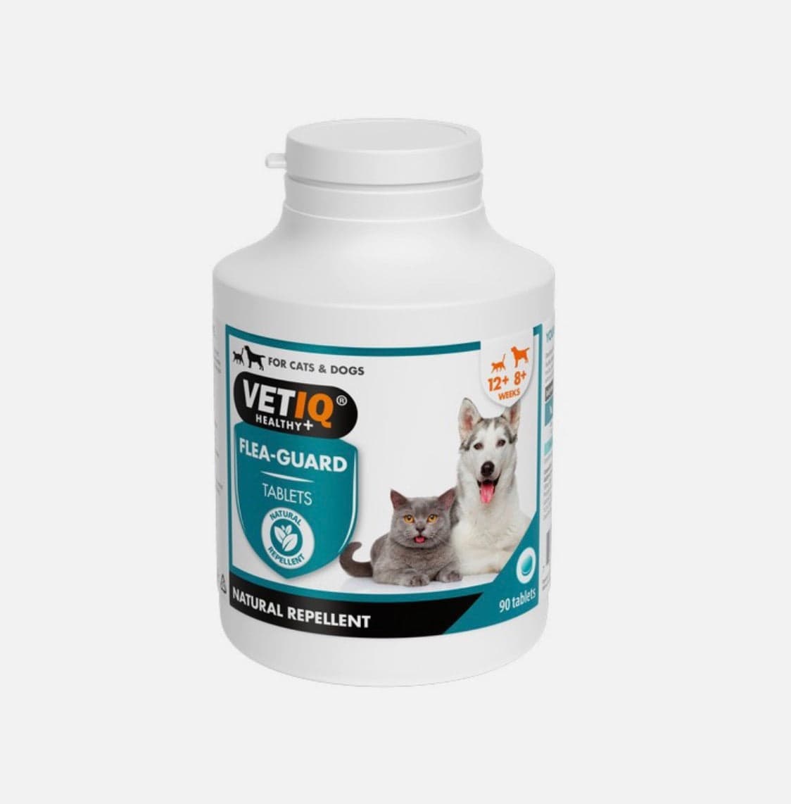 M&C VetIQ Flea Guard Tablets for Dogs & Cats (90 Tablets) – Natural Internal Defence