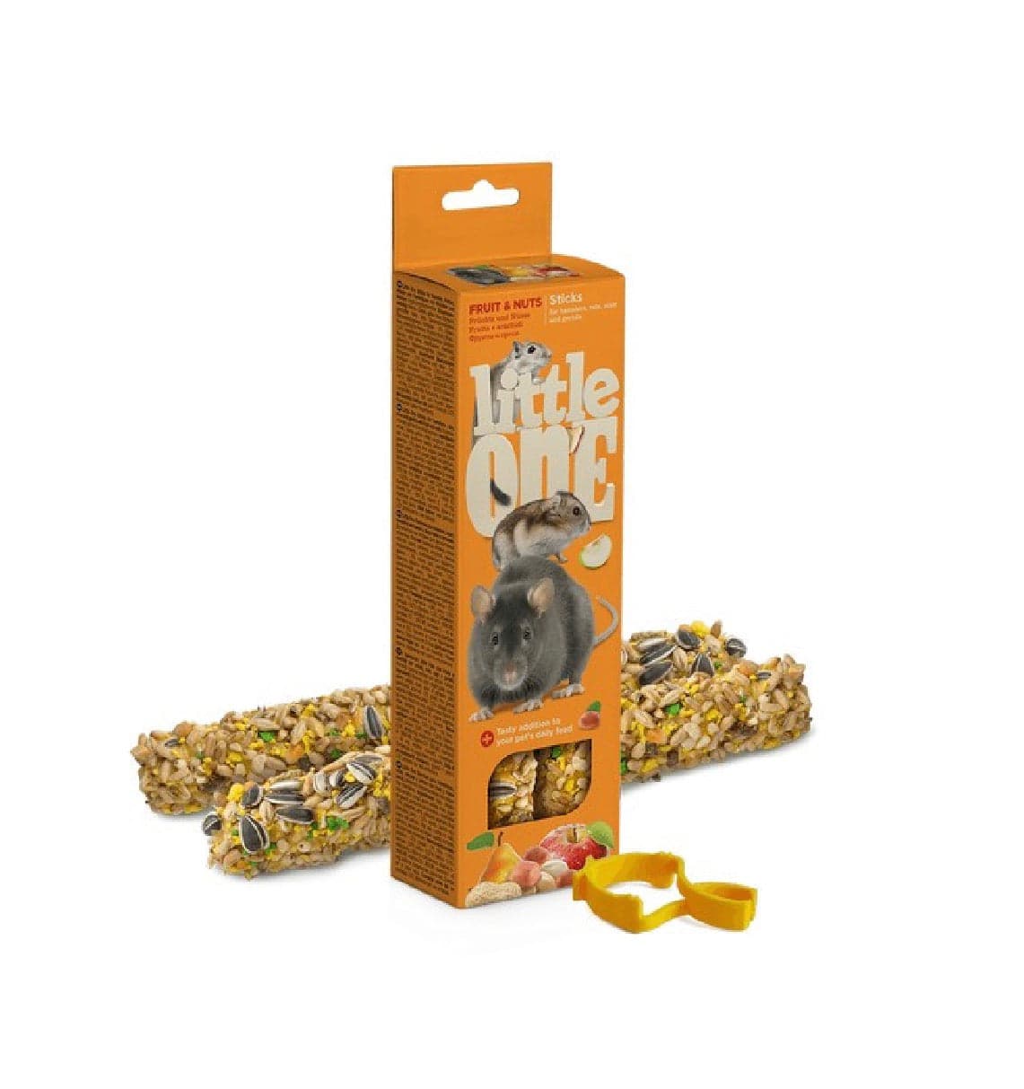 Little One Sticks For Hamsters, Rats, Mice And Gerbils With Fruit And Nuts 2×60G